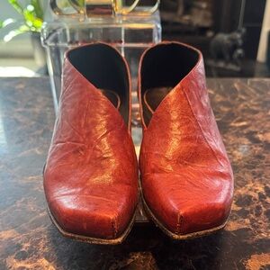 Vintage Cydwoq Rhea Women’s Leather Nutmeg 1-inch Heel - Size 8